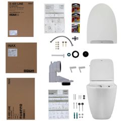 BÀN CẦU INAX ACT-832VN (ACT832VN) 2 KHỐI DÒNG XẢ KHÔNG CHẠM