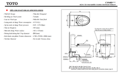BÀN CẦU ĐIỆN TỬ TOTO CS948DW14