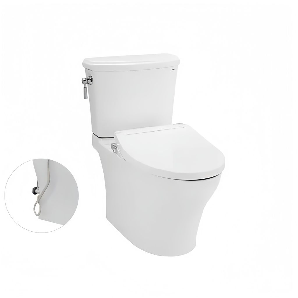 BÀN CẦU TOTO CS838DE2 NẮP RỬA CƠ TCW07S