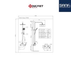 Sen tắm cây nóng lạnh Sanfi SF585