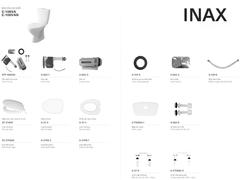 BÀN CẦU 2 KHỐI INAX C-108VAN