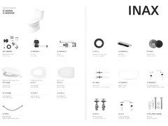 BÀN CẦU 2 KHỐI INAX C-306VPTN