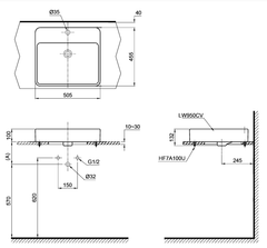 CHẬU ĐẶT BÀN TOTO LT950C