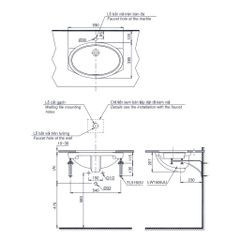 CHẬU LABABO ÂM BÀN TOTO LW1506V_TL516GV
