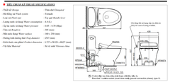 BÀN CẦU ĐIỆN TỬ TOTO MS887CRW17