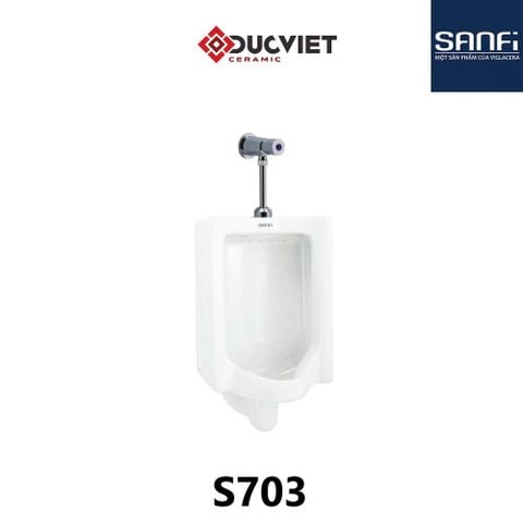 BỒN TIỂU NAM SANFI S703 VAN XẢ BẤM SF841