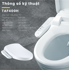 BÀN CẦU ĐIỆN TỬ C1363F + TAF400H