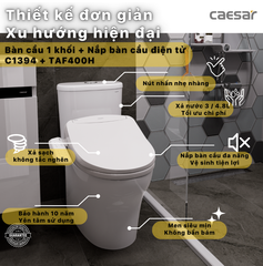 BÀN CẦU ĐIỆN TỬ C1394F + TAF400H