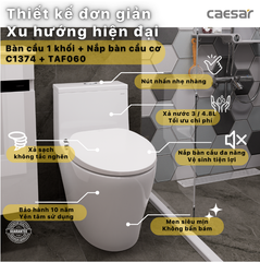 BÀN CẦU THÔNG MINH C1374F + TAF060