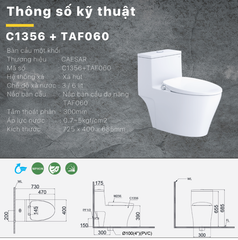 BÀN CẦU THÔNG MINH C1356F + TAF060
