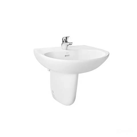 CHẬU LAVABO TRÈO TƯỜNG TOTO LHT239CR CHÂN LỬNG