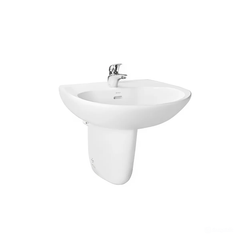 CHẬU LAVABO TRÈO TƯỜNG TOTO LHT239CR CHÂN LỬNG