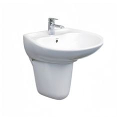 CHẬU LAVABO TRÈO TƯỜNG TOTO LHT300CR CHÂN LỬNG