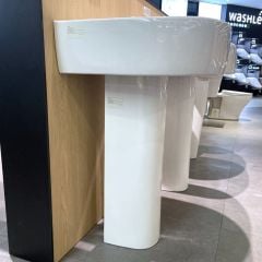 CHẬU LAVABO TRÈO TƯỜNG TOTO LPT766C CHÂN DÀI