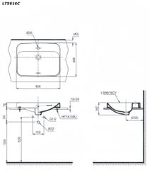 CHẬU ĐẶT BÀN TOTO LT5616C