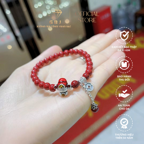 Vòng Tay Chu Sa Chuẩn Bạc 925 - GBJ46983 - Gia Bảo Jewelry