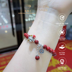 Vòng Tay Chu Sa Chuẩn Bạc 925 - GBJ46983 - Gia Bảo Jewelry