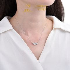 Dây Chuyền Nữ LM Đôi Cánh Thiên Thần Moissanite Chuẩn Bạc 925 - GBJ44922 - Gia Bảo Jewelry (Có Xi Kim)
