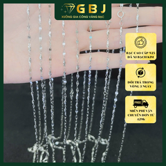 Dây Chuyền Bạc Trẻ Trung DC10 Thiết Kế Đơn Giản, Nhẹ Nhàng, Phong Cách Unisex (X.I K.I.M) - GBJ48790 - Gia Bảo Jewelry
