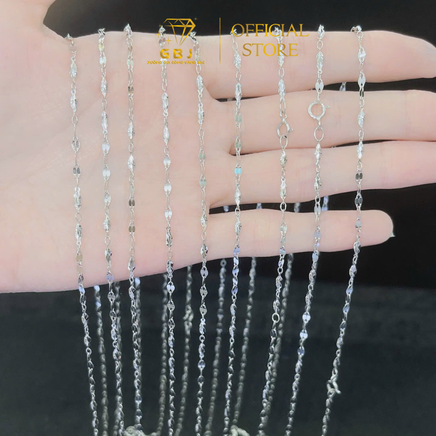 Dây Chuyền Bạc Trẻ Trung DC10 Thiết Kế Đơn Giản, Nhẹ Nhàng, Phong Cách Unisex (X.I K.I.M) - GBJ48790 - Gia Bảo Jewelry