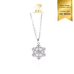 Dây Chuyền Mặt Hoa Tuyết Lấp Lánh-GBJ49925 -Gia Bảo Jewelry