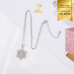 Dây Chuyền Mặt Hoa Tuyết Lấp Lánh-GBJ49925 -Gia Bảo Jewelry