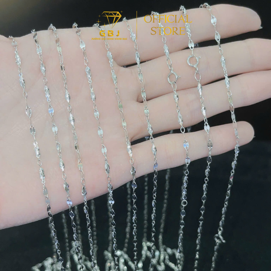 Dây Chuyền Bạc Trẻ Trung DC10 Thiết Kế Đơn Giản, Nhẹ Nhàng, Phong Cách Unisex (X.I K.I.M) - GBJ48790 - Gia Bảo Jewelry