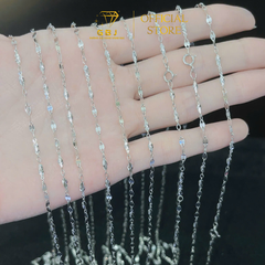 Dây Chuyền Bạc Trẻ Trung DC10 Thiết Kế Đơn Giản, Nhẹ Nhàng, Phong Cách Unisex (X.I K.I.M) - GBJ48790 - Gia Bảo Jewelry
