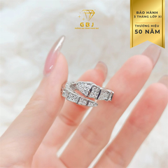 Nhẫn SNAKE Thiết Kế Hở 04 Tặng Hộp Trang Sức Đèn Led + -GBJ49502-49941 - Gia Bảo Jewelry (Có Xi Kim)