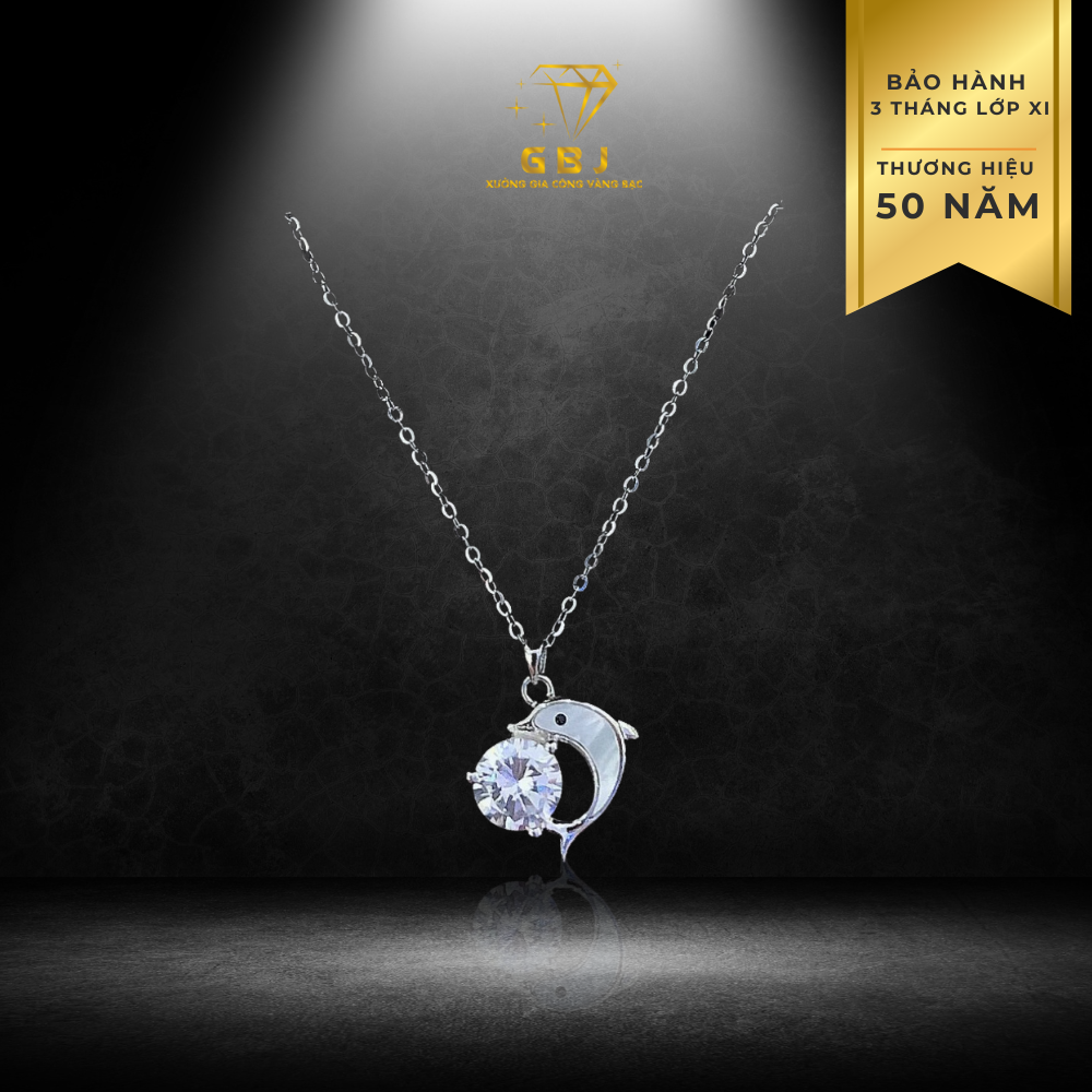 Dây Chuyền Mặt Cá Heo 6li5 (4T3) -GBJ49915 - Gia Bảo Jewelry