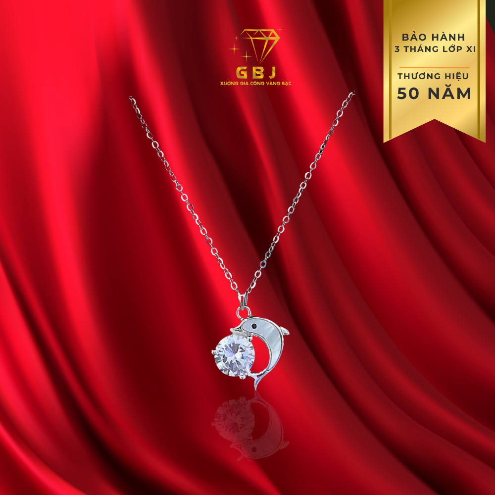 Dây Chuyền Mặt Cá Heo 6li5 (4T3) -GBJ49915 - Gia Bảo Jewelry