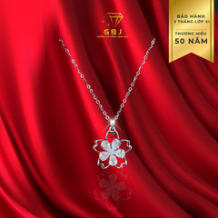 Dây Chuyền Mặt Tim 4li 4 cánh 2 Kiểu 2K02-GBJ49936-Gia Bảo Jewelry