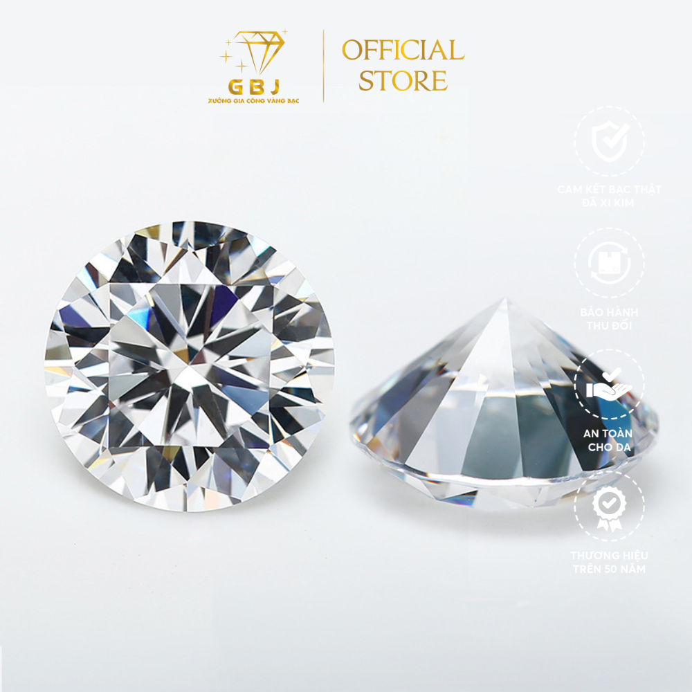 Đá Moissanite Kim Cương Nhân Tạo - Gia Bảo Jewelry