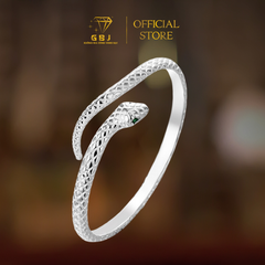 Vòng Tay Rắn Phong Thuỷ Chuẩn Bạc 925 - GBJ48054 - Gia Bảo Jewelry