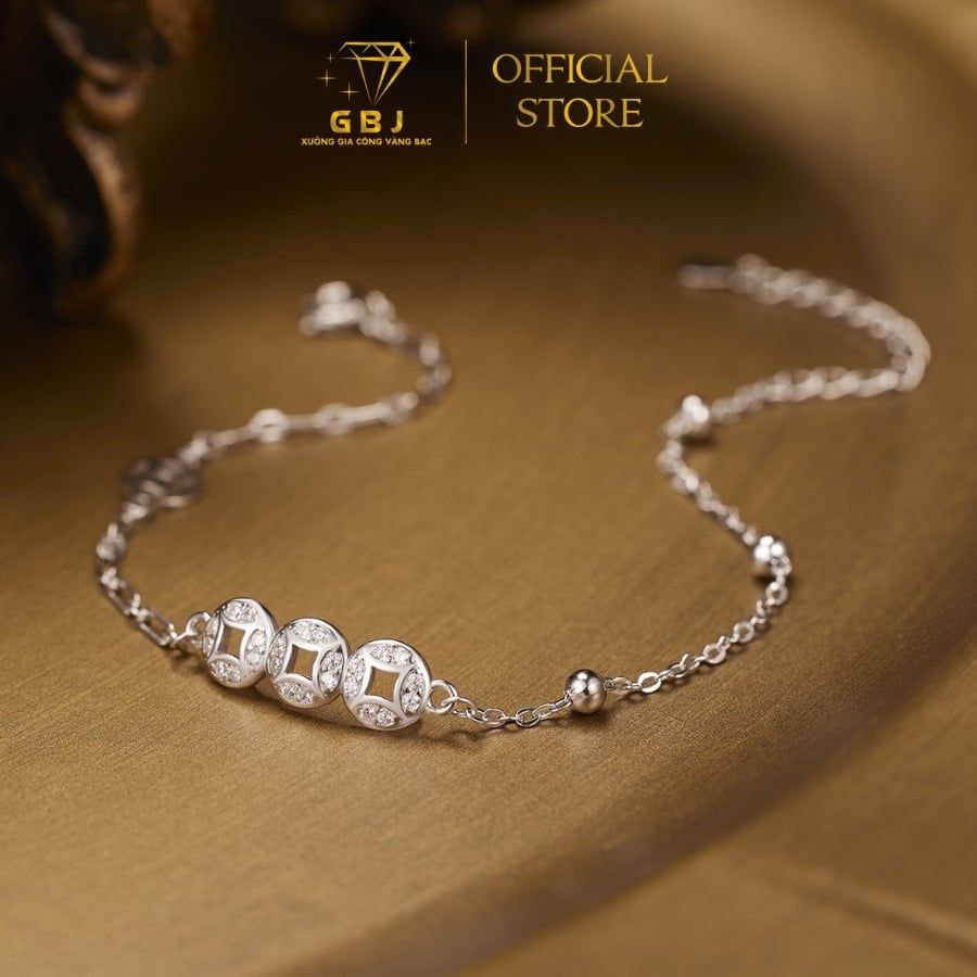 Lắc Chân K.i.m T.i.ề.n ( 24cm ) - GBJ50836 - Gia Bao Jewelry