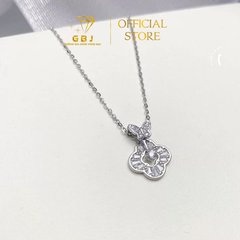 Dây Chuyền Bạc Mặt Hoa 4 Cánh Mix BTF Xinh Xắn (4T6) - GBJ54897 - Gia Bảo Jewelry
