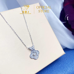 Dây Chuyền Bạc Mặt Hoa 4 Cánh Mix BTF Xinh Xắn (4T6) - GBJ54897 - Gia Bảo Jewelry