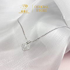 Dây Chuyền Bạc Mặt Hoa 4 Cánh Mix BTF Xinh Xắn (4T6) - GBJ54897 - Gia Bảo Jewelry