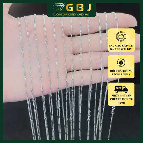 Dây Chuyền Bạc Mảnh Đơn Giản DC11 (4T5) (X.I K.I.M) Thiết Kế Trẻ Trung, Nhẹ Nhàng, Phong Cách Unisex (X.I K.I.M) - GBJ48787  - Gia Bảo Jewelry