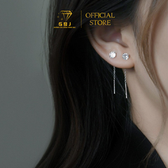 Bông Tai Nụ TT Kiểu Dáng Độc Đáo Chuẩn Bạc 925 - GBJ48639/49546/49547 - Gia Bảo Jewelry