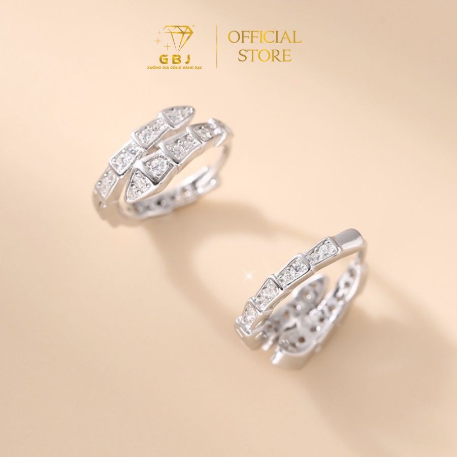 Hoa Tai SNAKE Đính Đá - GBJ50871 - Gia Bảo Jewelry