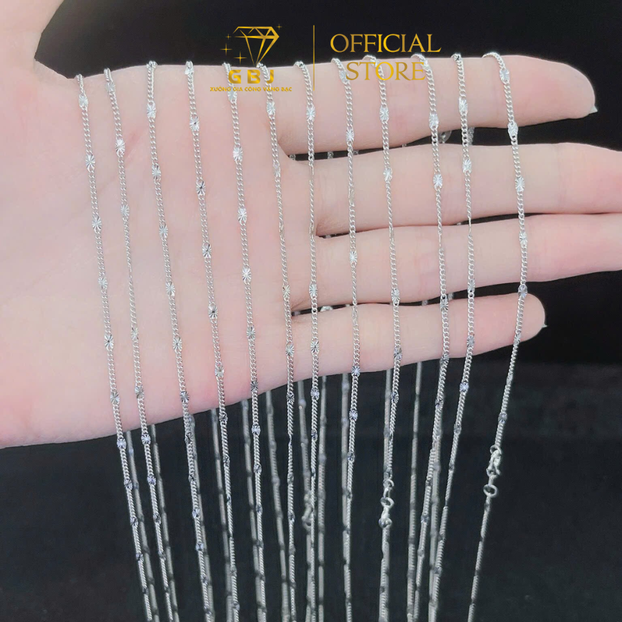 Dây Chuyền Bạc Mảnh Đơn Giản DC11 (4T5) (X.I K.I.M) Thiết Kế Trẻ Trung, Nhẹ Nhàng, Phong Cách Unisex (X.I K.I.M) - GBJ48787  - Gia Bảo Jewelry