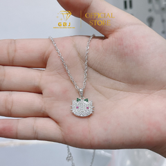 Dây Chuyền Mặt Kitty Phối Nơ (3T8) Chuẩn Bạc 925 - GBJ43255-49343 - Gia Bảo Jewelry