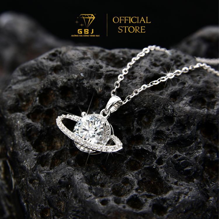 Dây Mặt Xoay Tròn Phong Cách Chuẩn Bạc 925 - GBJ48659-50860 - Gia Bảo Jewelry (Có Xi Kim)