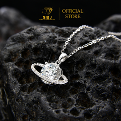 Dây Mặt Xoay Tròn Phong Cách Chuẩn Bạc 925 - GBJ48659-50860 - Gia Bảo Jewelry (Có Xi Kim)