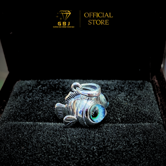Mặt Dây Chú Cá Đáng Yêu Chuẩn Bạc 925 - GBJ49482 - Gia Bảo Jewelry