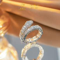 Nhẫn SNAKE Thiết Kế Hở 04 Tặng Hộp Trang Sức Đèn Led + -GBJ49502-49941 - Gia Bảo Jewelry (Có Xi Kim)