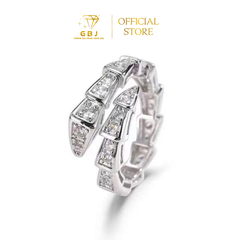 Nhẫn SNAKE Thiết Kế Hở 04 Tặng Hộp Trang Sức Đèn Led + -GBJ49502-49941 - Gia Bảo Jewelry (Có Xi Kim)