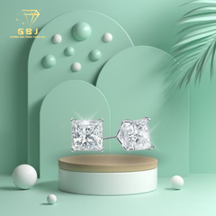 Bông Tai Vuông - Gia Bảo Jewelry