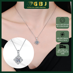 Mặt Kèm Dây Sang Trọng (Xi Kim) Chuẩn Bạc 925 - GBJ45408-40460 - Gia Bảo Jewelry